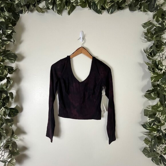 Lululemon Athletic Align Long Sleeve Shirt Diamond Dye NWT Women’s Size 6 - Picture 1 of 6